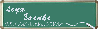 Leya Boenke Visitenkarte